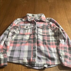 Plaid Kids Jacket - Pink, Gray, Black